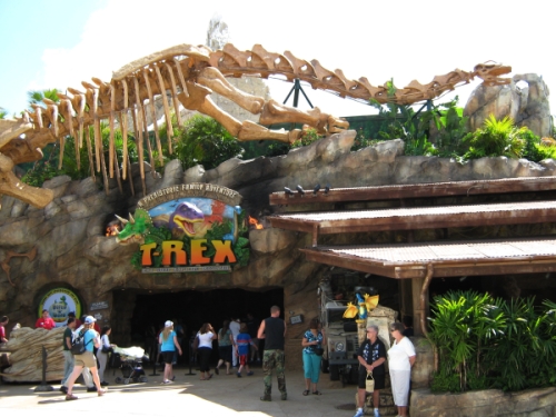 Journey back to a time when dinosaurs walked the earth at TRex in Downtown Disney, Orlando